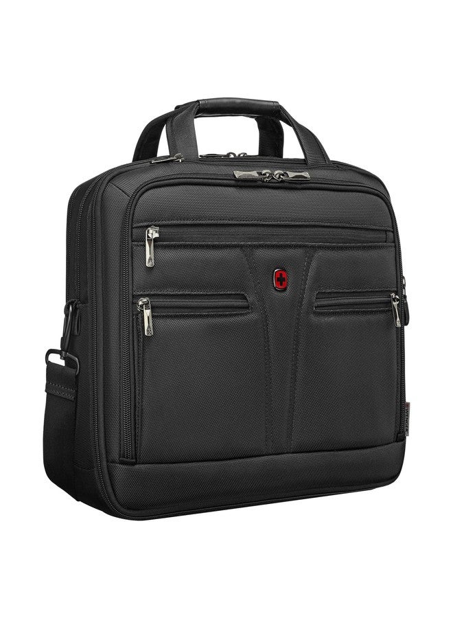 WENGER, Bc Star Expandable, 14-16 Inch Laptop Briefcase, 18 Liters Black Swiss Designed-Blend Of Style And Function, 612268 - Unisex - Image 2