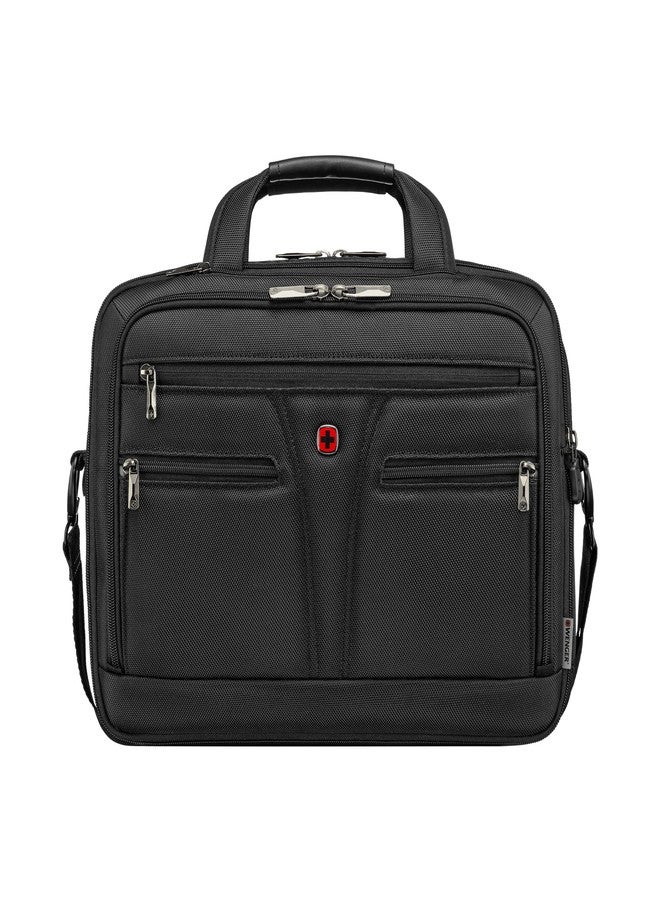 WENGER, Bc Star Expandable, 14-16 Inch Laptop Briefcase, 18 Liters Black Swiss Designed-Blend Of Style And Function, 612268 - Unisex - Image 1