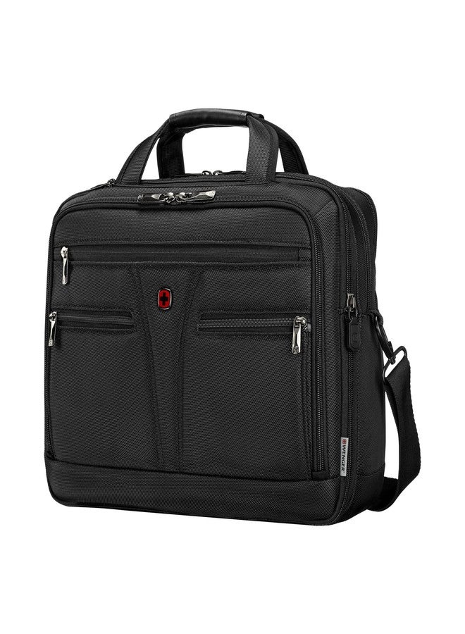 WENGER, Bc Star Expandable, 14-16 Inch Laptop Briefcase, 18 Liters Black Swiss Designed-Blend Of Style And Function, 612268 - Unisex - Image 3