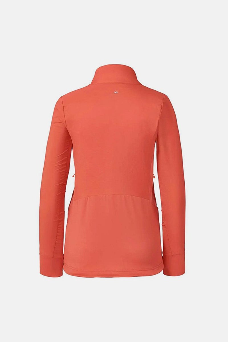Tchibo Women Sportswear Fit Full Zip Training Jacket, Orange  - Image 3