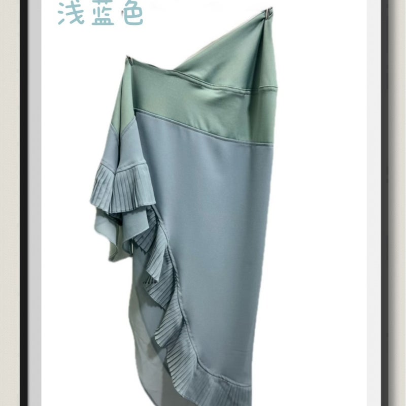 New Malay Cover Double-Layer Chiffon Pleated Head Cover Gauze Scarf Multi-Color W008 - Image 5