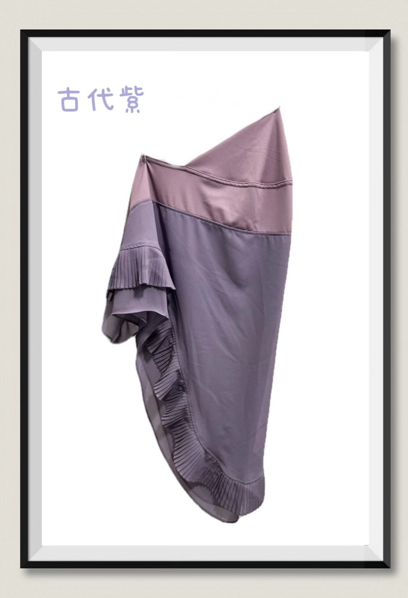 New Malay Cover Double-Layer Chiffon Pleated Head Cover Gauze Scarf Multi-Color W008 - Image 1
