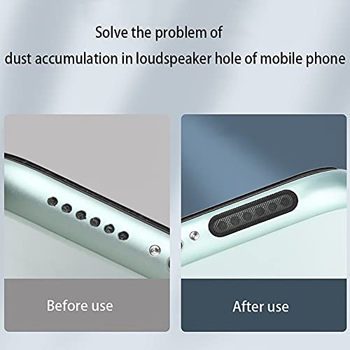 YTT Speaker Mesh Anti Dust Proof Adhesive Sticker Compatible with iPhone Speaker dustproof Sticker (14 Pack) Dust Plugs for iPhone15/14/13/12/12 Pro Max (2pack) - Image 3