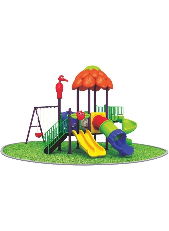 Rainbow Toys Outdoor Play Sets & Playground Equipment Games All In One Slide for kids and Swings for kids toys. Play-Ground Toys Area Size 700x450x370cm. - Image 3