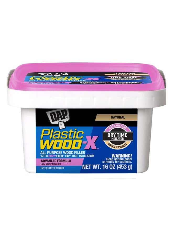 Dap 542 Series 00542 Pt Natural Plastic Wood-X w/Drydex, 16 OZ - Image 1
