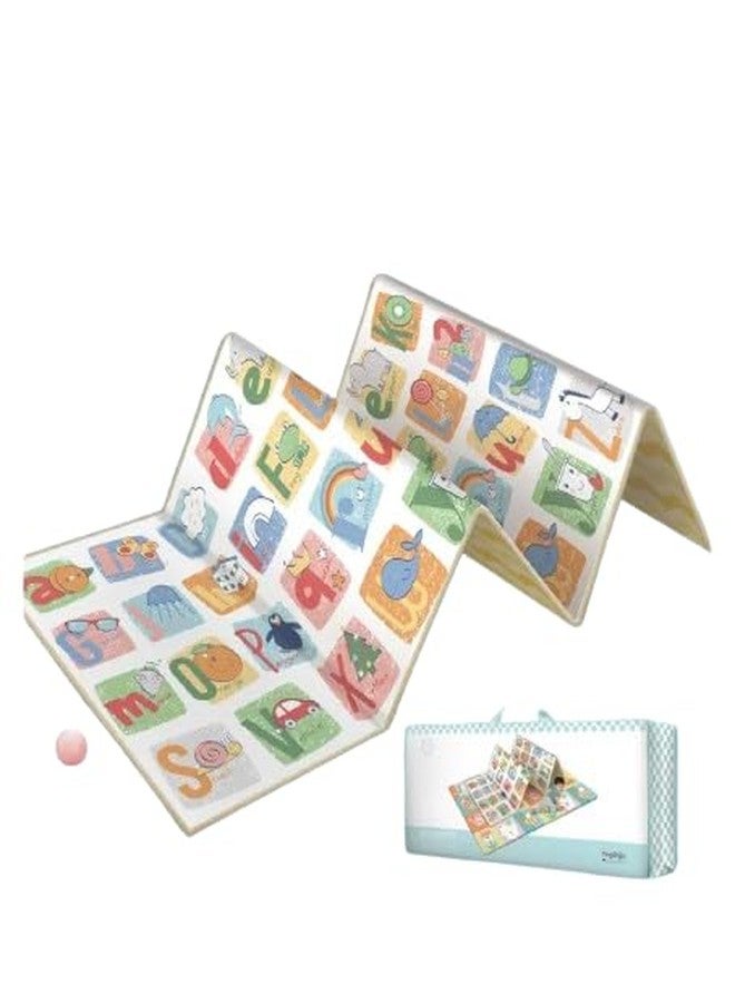 STOFFIER GARTEN Letter Learning Waterproof Baby Play Mat | Crawl & Play Mat for Kids | Large Baby Carpet | Water| Resistant Baby Play and Crawl Mat | Alphabetical Baby Mat - Image 1