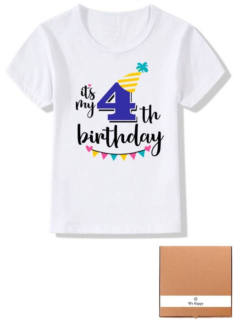 We Happy Its My Birthday Boys and Girls Party Costume T-shirt  - Image 1
