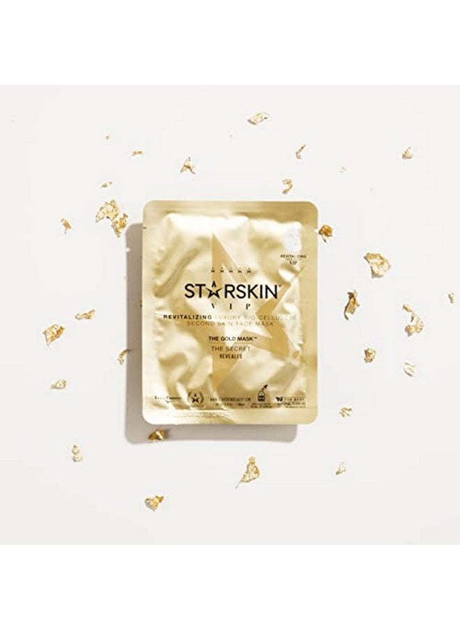 STARSKIN Vip The Gold Mask Giftset Highend Gift Complete Collection Includes Hand Foot And Face Masks Headband  - Image 3