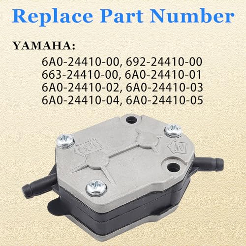AYWSTC Outboard Motor Fuel Pump for Yamaha 2 Stroke 2530405055607590HP Boat Engine Fuel Pump Assy Replace 6A02441000 66324410000102030405 6922441000 187334 - Image 3