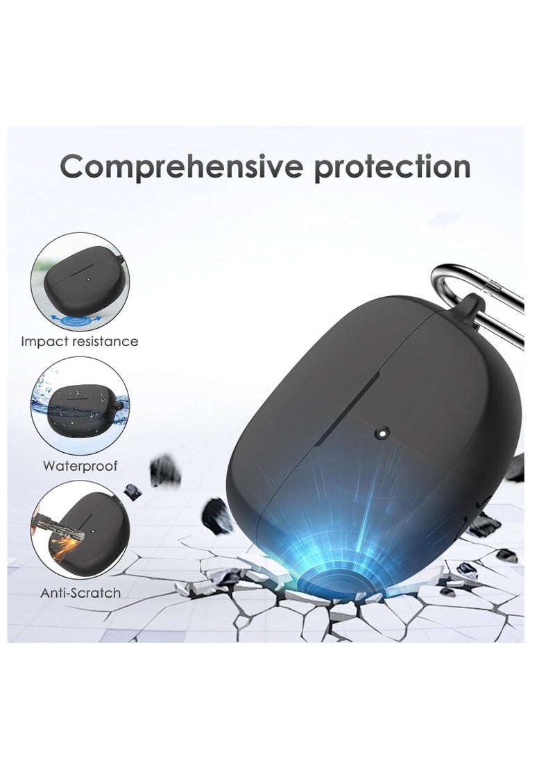 Excefore Silicone Case for Bose Ultra Open Ear Earbuds Protective Case, Shockproof Silicone Case Protective Cover with Front LED Visible, Compatible with Bose Ultra Open Ear Earbuds, Black  - Image 3