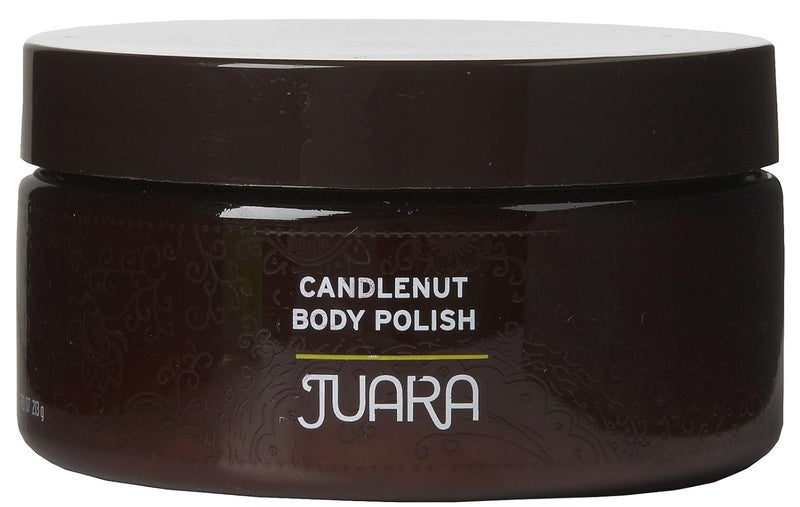 JUARA  Candlenut Body Polish  Invigorating Scrub  Deep Exfoliation  Smooth Rough Skin  Healing Hydration  Cruelty Free Paraben Sulfate Free Vegetarian  75 oz
