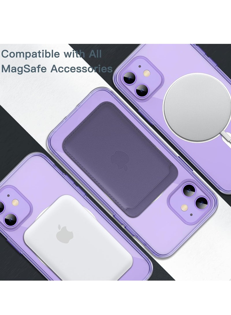 iPhone 12/12 Pro Clear Case Cover with MagSafe Wireless Charging Shockproof Phone Bumper Cover Anti-Scratch Cover for iPhone 12/12 Pro 6.1-Inch - Image 4