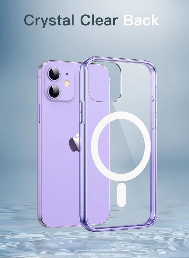 iPhone 12/12 Pro Clear Case Cover with MagSafe Wireless Charging Shockproof Phone Bumper Cover Anti-Scratch Cover for iPhone 12/12 Pro 6.1-Inch - Image 5