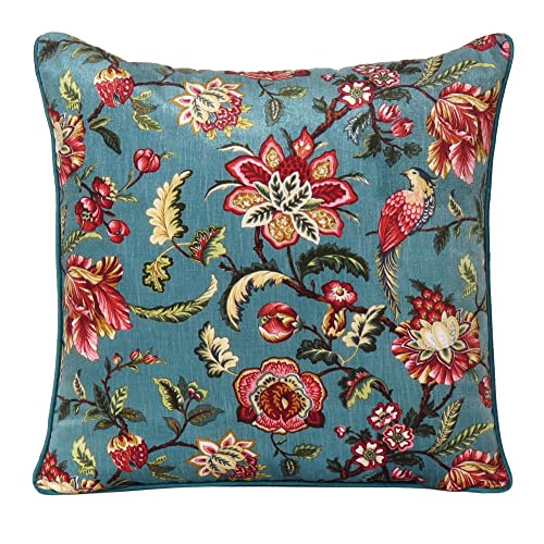 Riara Velvet Cushion Cover Printed Pillow Covers Square Throw Cover Decorative Hand Made Soft Pillowcases for Sofa Zipper Closer Set of 2 - Image 2