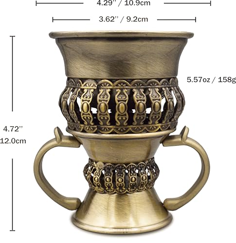 AM Regal Metal Incense Burner - Bakhoor Burner Mubkhara – Frankincense Resin Burner - Ideal for Yoga, Spa & Aromatherapy (Bronze) - Image 4