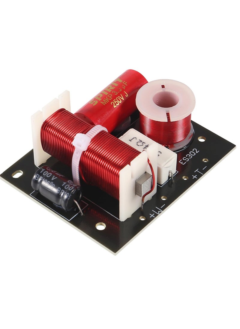 Excefore - 2 Pack 400W 2 Way Treble/Bass 2 Unit Hi-Fi Audio Speaker, 2-Way Speaker Audio Crossover Filters - Image 1
