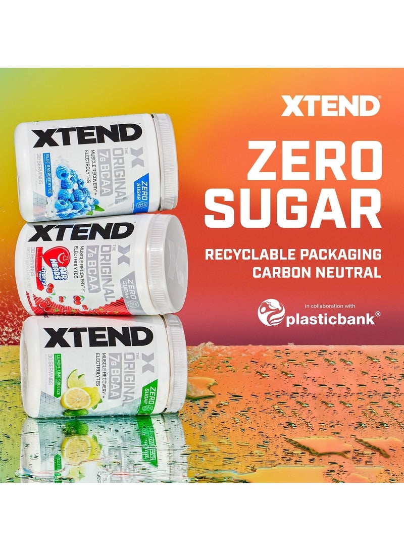XTEND Original BCAA Powder Zero Sugar With Electrolytes for Hydration & Muscle Repair, Post-Workout Supplement, Strawberry & Kiwi Splash Flavor - 90 Servings - Image 5