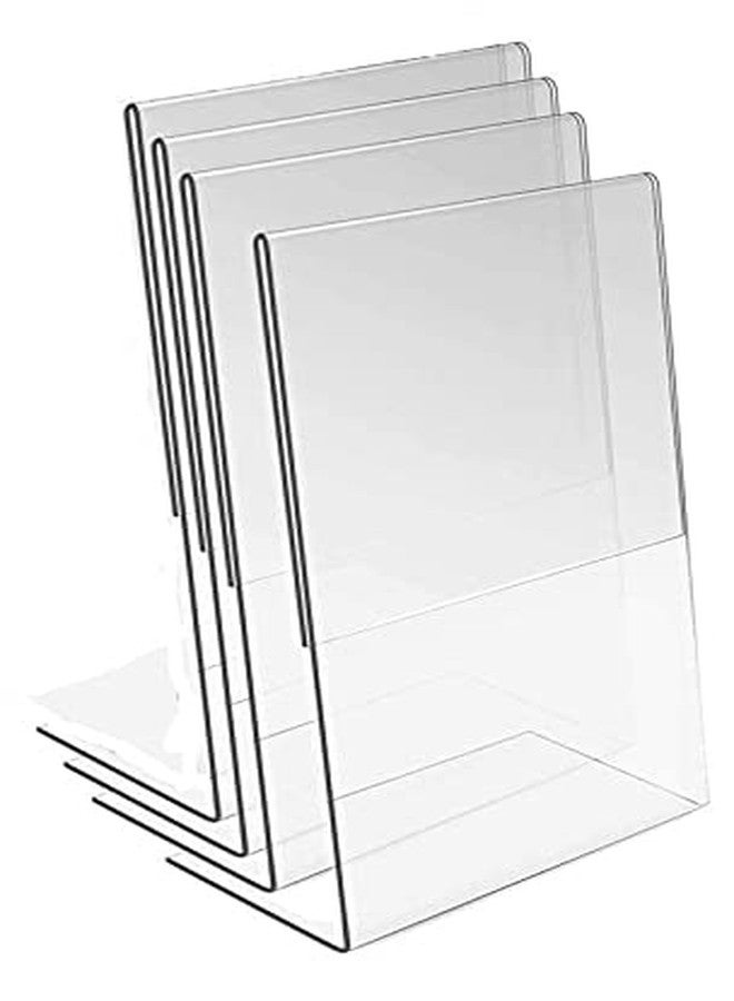Crazyink Acrylic Sign Holder T Shape Double Sided Portrait Style Menu Ad Frame Display Stand Table Top Perfect for Restaurants, Promotions, Photo Frames, Classroom By Crazyink-216 - Image 3