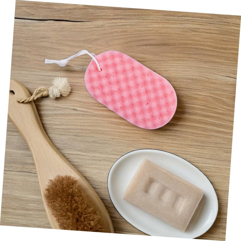 Natural Loofah Body Sponge Exfoliator Scrubber 3 Pack For Adults Bath Shower - Image 5