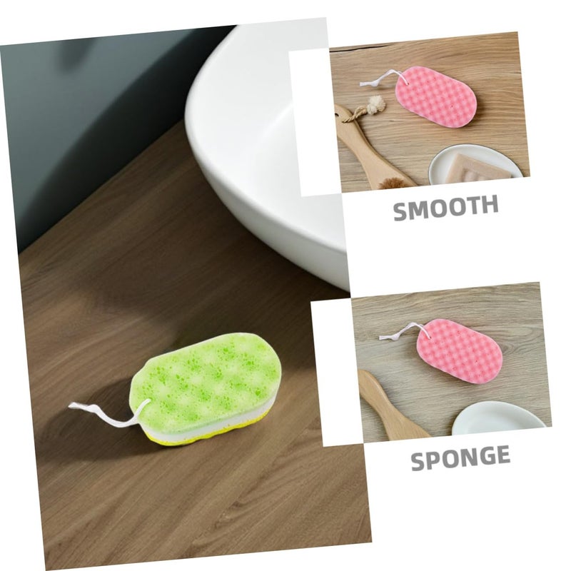 Natural Loofah Body Sponge Exfoliator Scrubber 3 Pack For Adults Bath Shower - Image 4