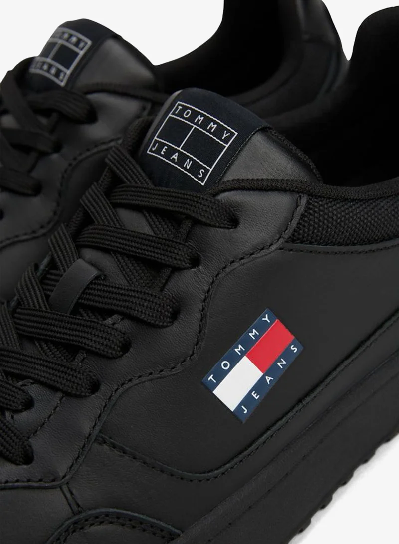 TOMMY JEANS Black Casual Low Top Sneakers for Men | Best Price UAE