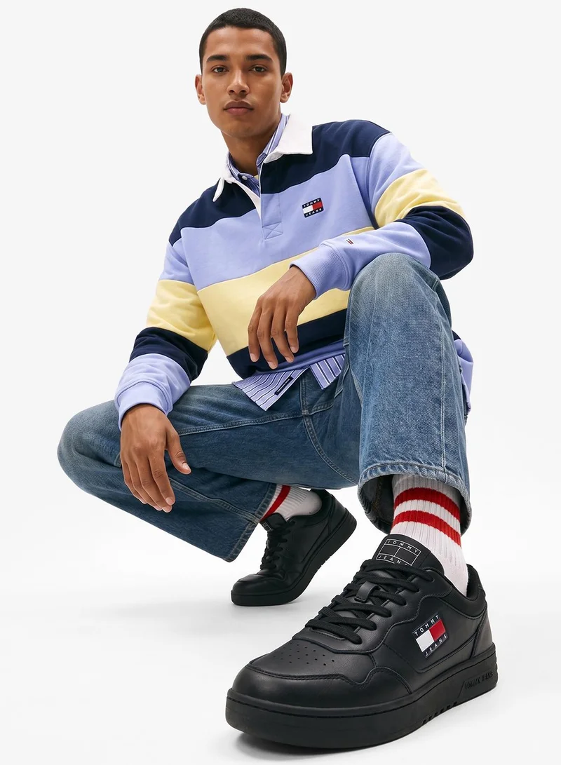 Tommy Jeans Black Casual Low Top Sneakers for Men | Best Price UAE