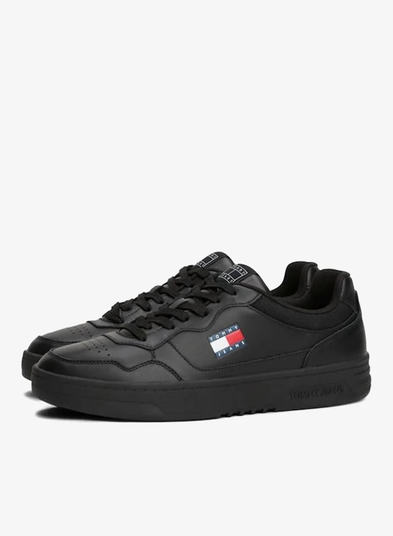 Tommy Jeans Black Casual Low Top Sneakers for Men | Best Price UAE