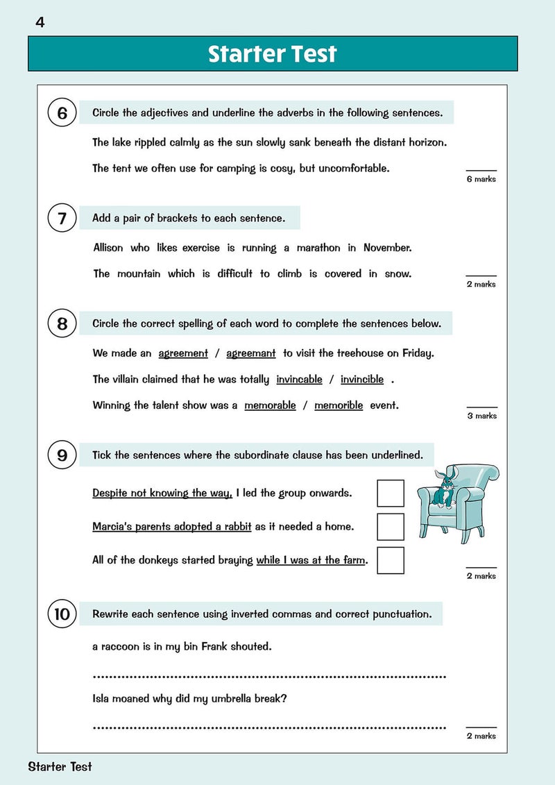كتاب الأسئلة المستهدفة للغة الإنجليزية للصف السادس KS2 - Image 4