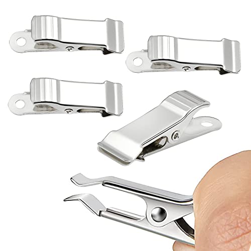 Elesunory 30 Pcs Metal Alligator Clips, 1/2 Inch Width Small Spring Clamps for DIY Crafts, Jewelry Making, Photo Display, Wires & Curtains - Hobby Clamps for Model Building, 5/16 inch Capacity - Image 4