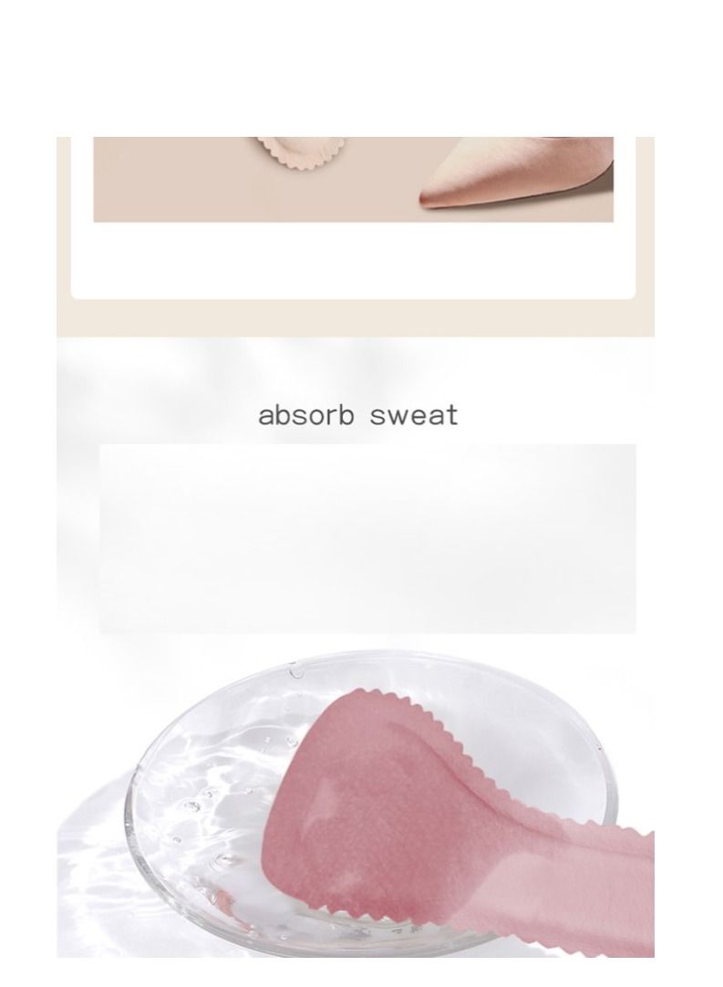 Y&D 5 Pairs Of Disposable Sandals Insole Self-Adhesive Girl Summer Non Slip Breathable Sweat-Absorbing High Heels Thin Section Seven Point - Image 2