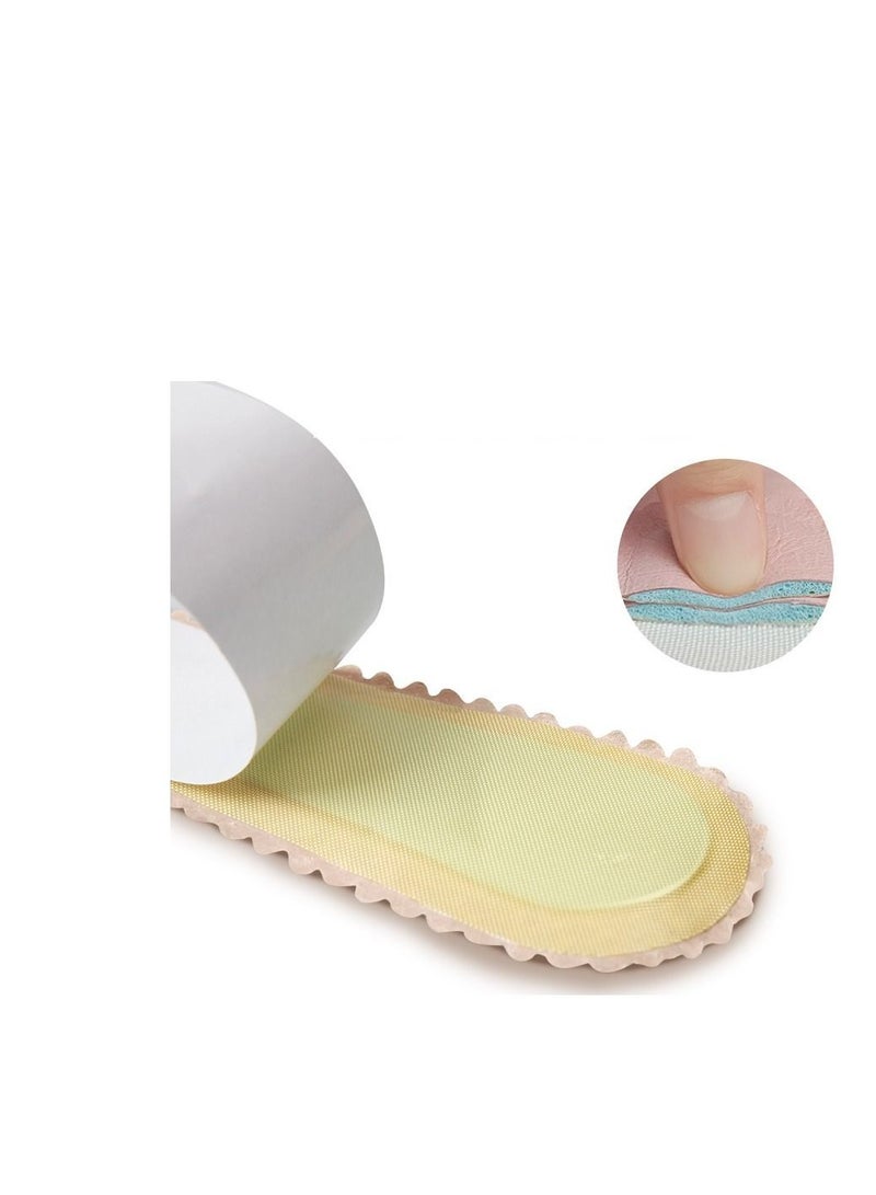 Y&D 5 Pairs Of Disposable Sandals Insole Self-Adhesive Girl Summer Non Slip Breathable Sweat-Absorbing High Heels Thin Section Seven Point - Image 3