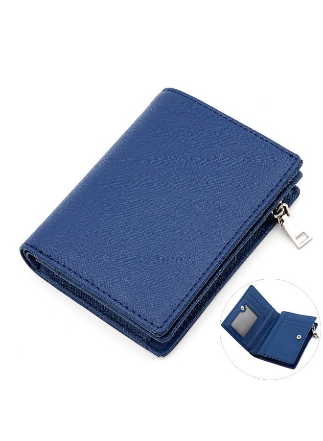 EBMINI New Vertical Cross Pattern Multi Slot Coin Purse