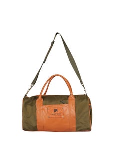 MOUNTHOOD MOUNTHOOD Duffel / Duffle Bag for Men and Women - Premium Quality Long Lasting Canvas with Faux Leather - Calypso  - Image 4