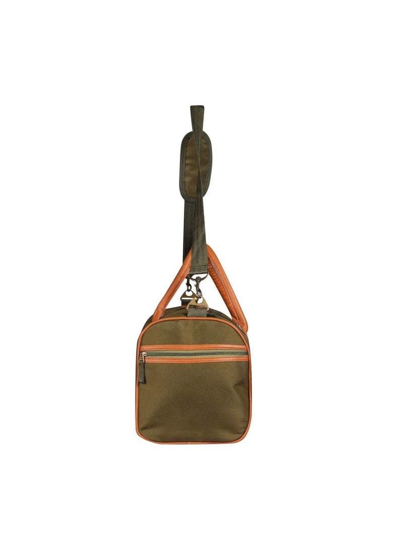 MOUNTHOOD MOUNTHOOD Duffel / Duffle Bag for Men and Women - Premium Quality Long Lasting Canvas with Faux Leather - Calypso  - Image 5