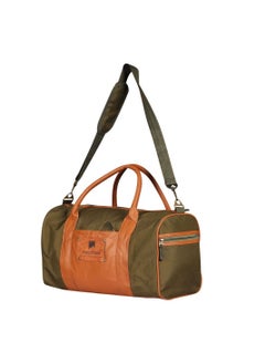 MOUNTHOOD MOUNTHOOD Duffel / Duffle Bag for Men and Women - Premium Quality Long Lasting Canvas with Faux Leather - Calypso  - Image 2