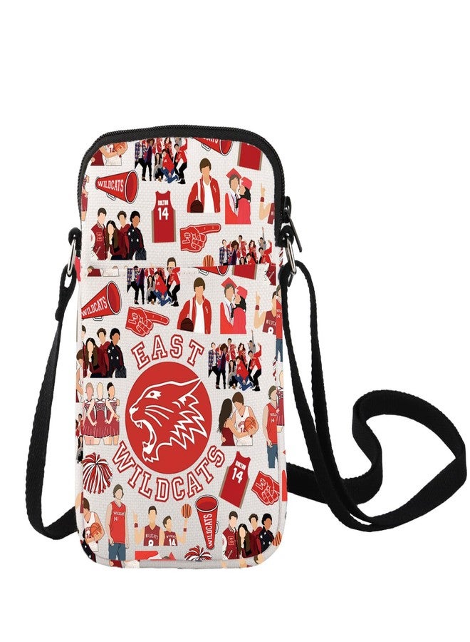 LEVLO East High Musical Crossbody Bag Troy Bolton & Gabriella Montez Fans Gift East High Wildcats Shoulder Bag (East Wildcats C Bag) - Image 1