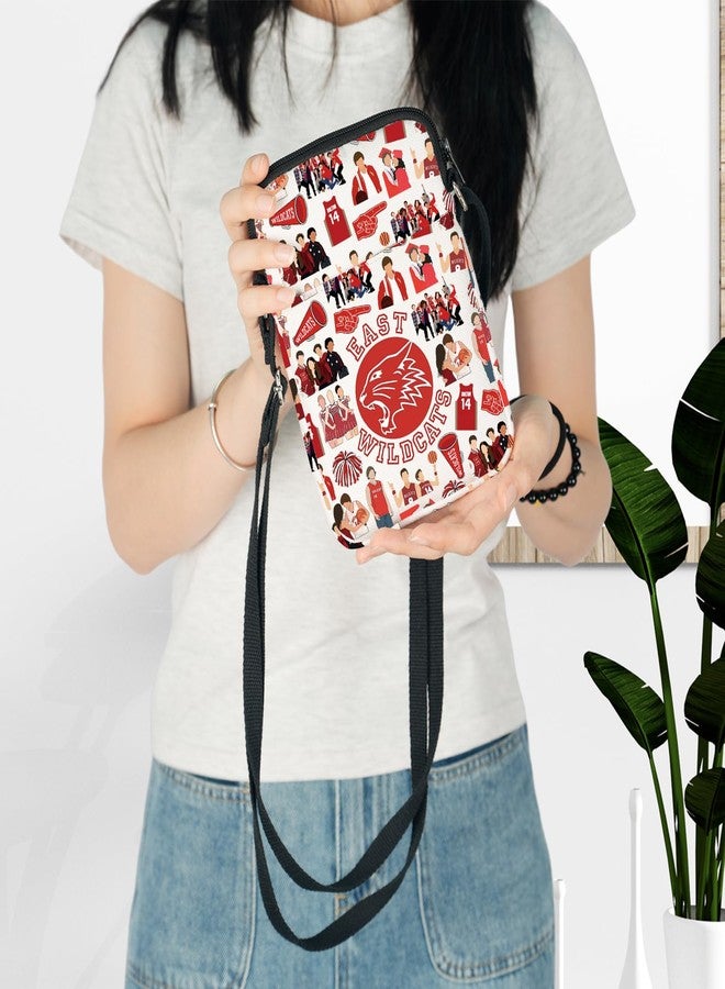 LEVLO East High Musical Crossbody Bag Troy Bolton & Gabriella Montez Fans Gift East High Wildcats Shoulder Bag (East Wildcats C Bag) - Image 3