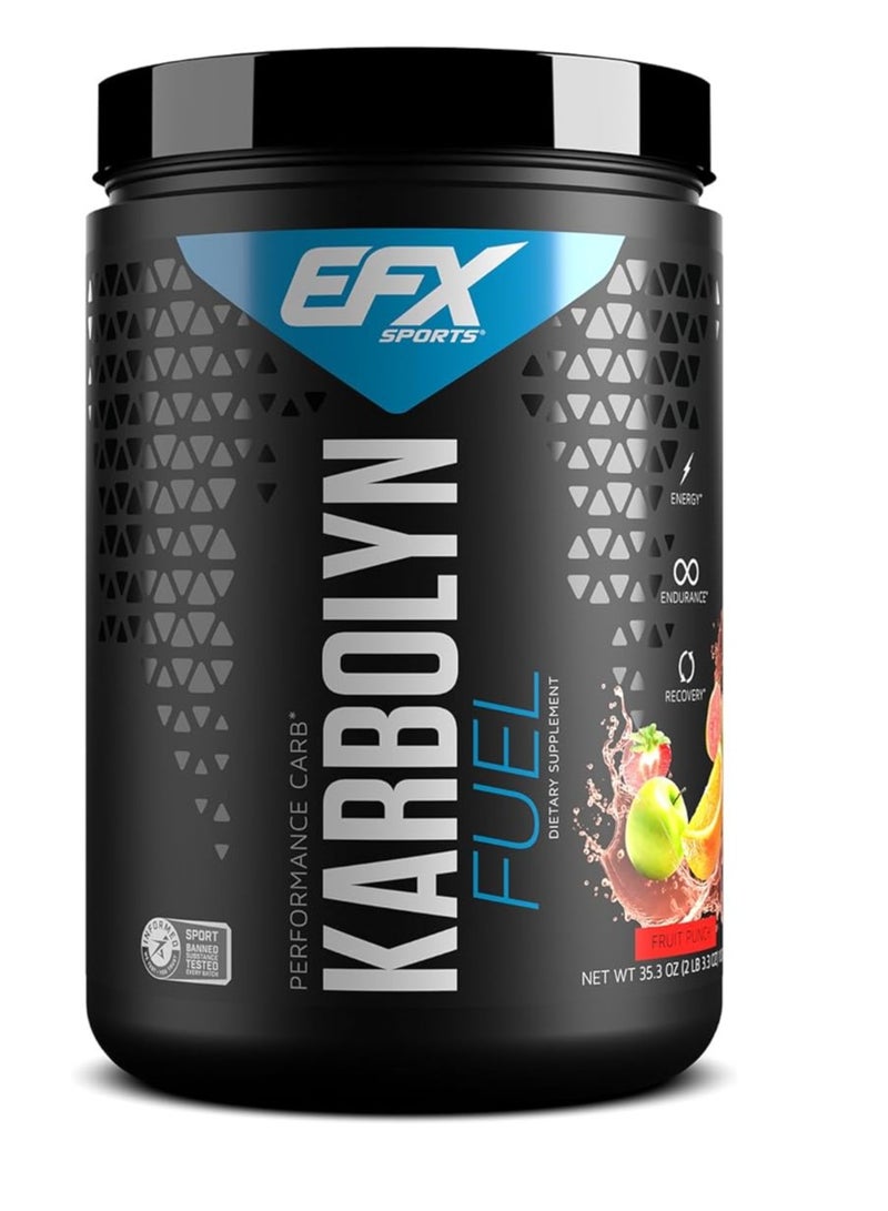 Efx Sports Karbolyn Fuel, Carb Load, Energize, Improve and Recover Faster, Fruit Punch Flavor, 2lbs