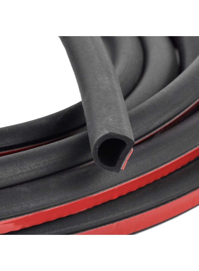ESUPPORT 315" Small D 8Meter Door Rubber Seal Weather Strip Hollow Car Motor Auto - Image 3