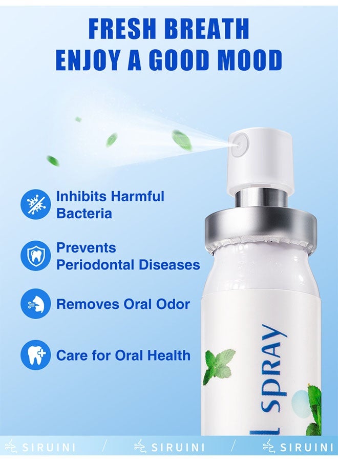 BOAE Multi Effeet Fresh Oral Spray 20ml, Bad Breath Treatment for Adults, Mint Flavor Mouth Freshener, Effective Mouth Spray, Breath Freshener Spray, Oral Care Spray, Mouth Healthy Care - Image 3