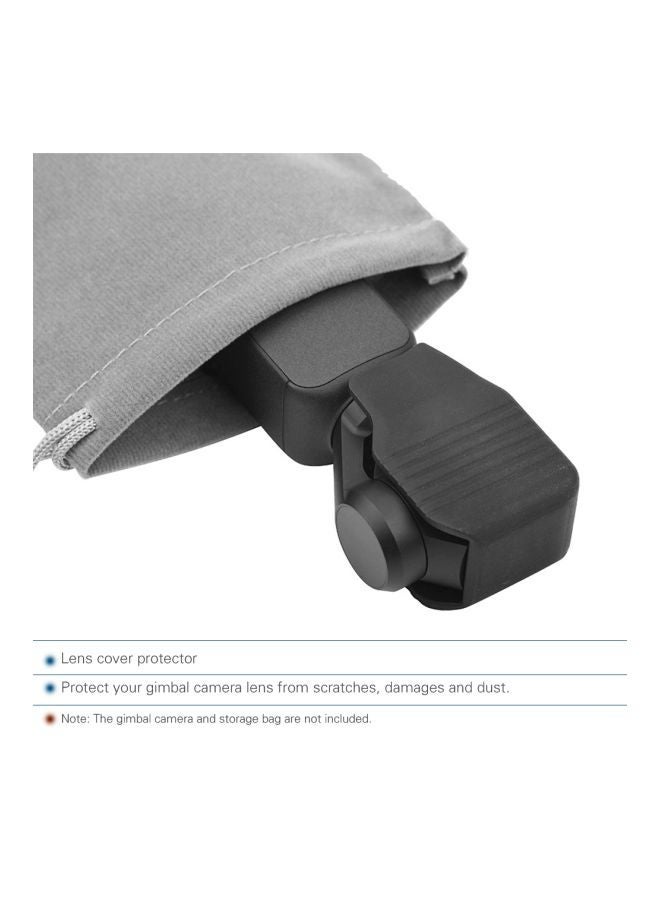NIBEMINENT Camera Lens Cover Case Protector For DJI OSMO Pocket Black/Grey  - Image 3