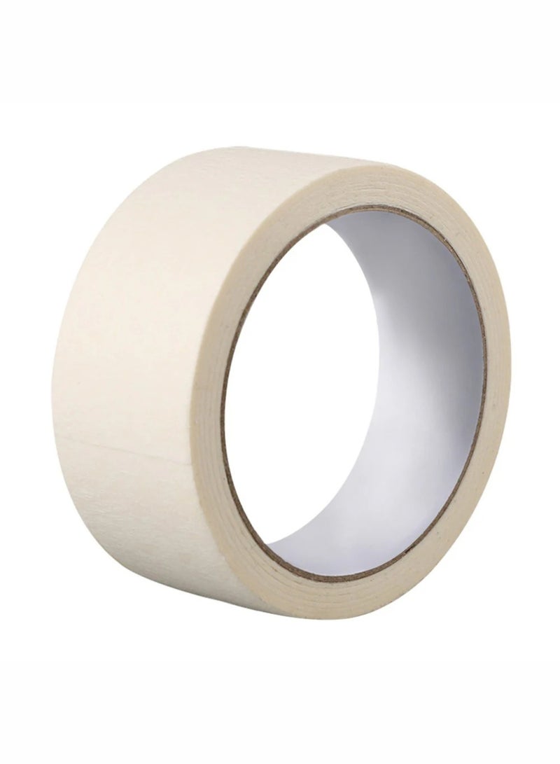 إنجينير شريط لاصق ورقي (Masking Tape) بطول 20 ياردة (عبوة من 6 لفات) | شريط لاصق متعدد الاستخدامات لأعمال الطلاء | شريط ورقي مجعد سهل القطع ومناسب للطلاء، ووضع الملصقات، والأعمال الحرفية، والمشاريع اليدوية، والتغليف. - Image 3