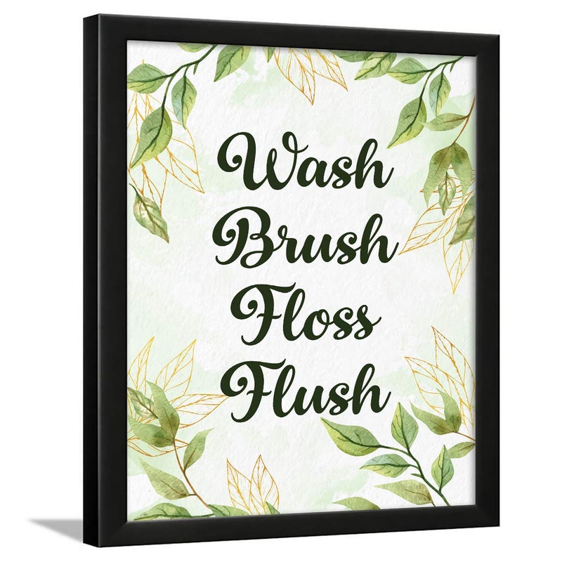 Chaka Chaundh Chaka Chaundh bathroom poster bathroom posters with frame bathroom quotes framed posters bathroom etiquette poster bathroom rules poster 14 X 11 inches NatureGreen