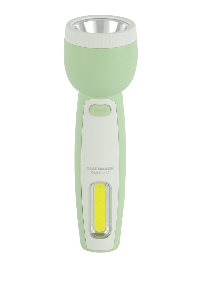 Olsenmark Rechargeable Multi-Functional USB Rechargeable COB LED Flashlight Torch - Image 1