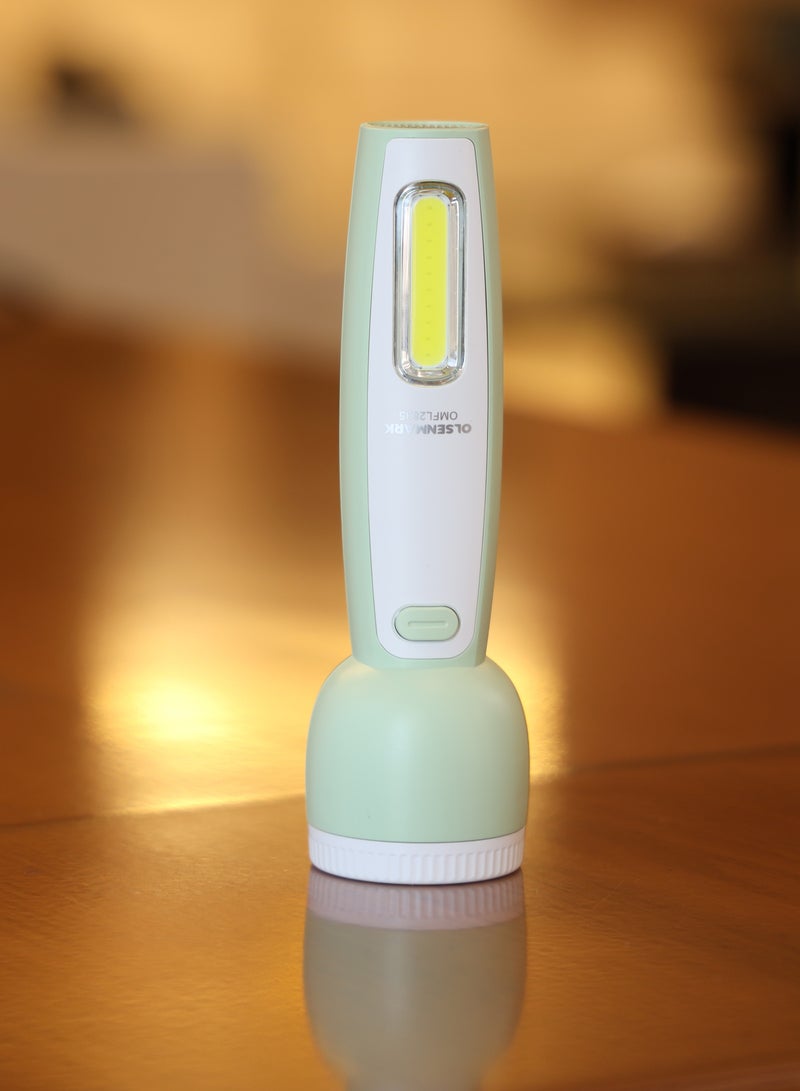 Olsenmark Rechargeable Multi-Functional USB Rechargeable COB LED Flashlight Torch - Image 2