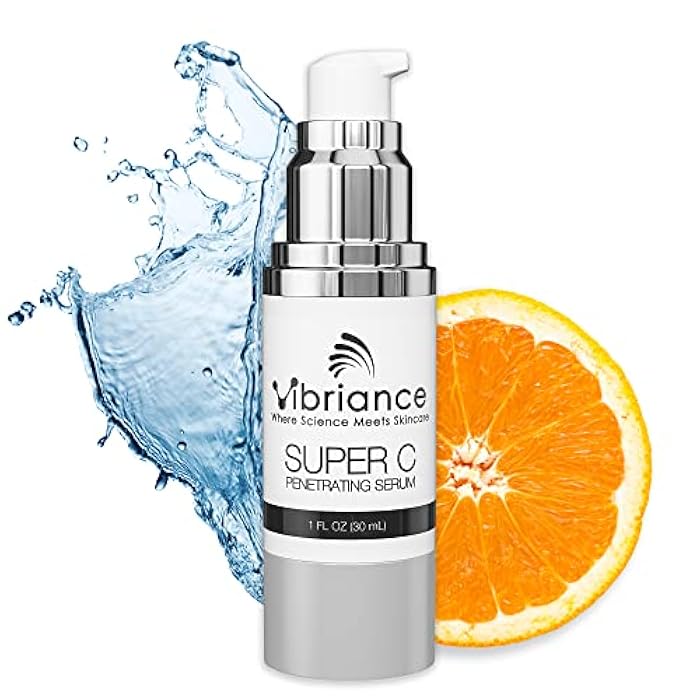 Vibriance Super C Serum for Mature Skin - All-in-One Vitamin Formula Hydrates, Firms, Lifts, Smooths, Targets Age Spots, Wrinkles, 1 fl oz - Image 1