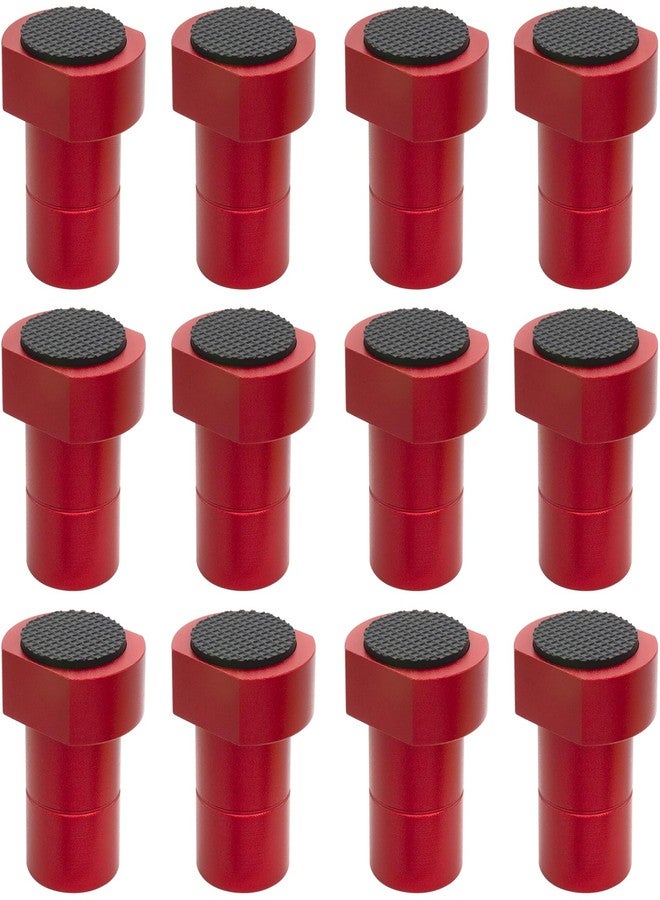 ViewReal 12-Pack 3/4" Bench Dogs,Non-Slip Bench Dog Clamp Aluminum Alloy Workbench Dogs Stops for MFT Tables, Woodworking & DIY Projects(19mm/0.75inch) - Image 1