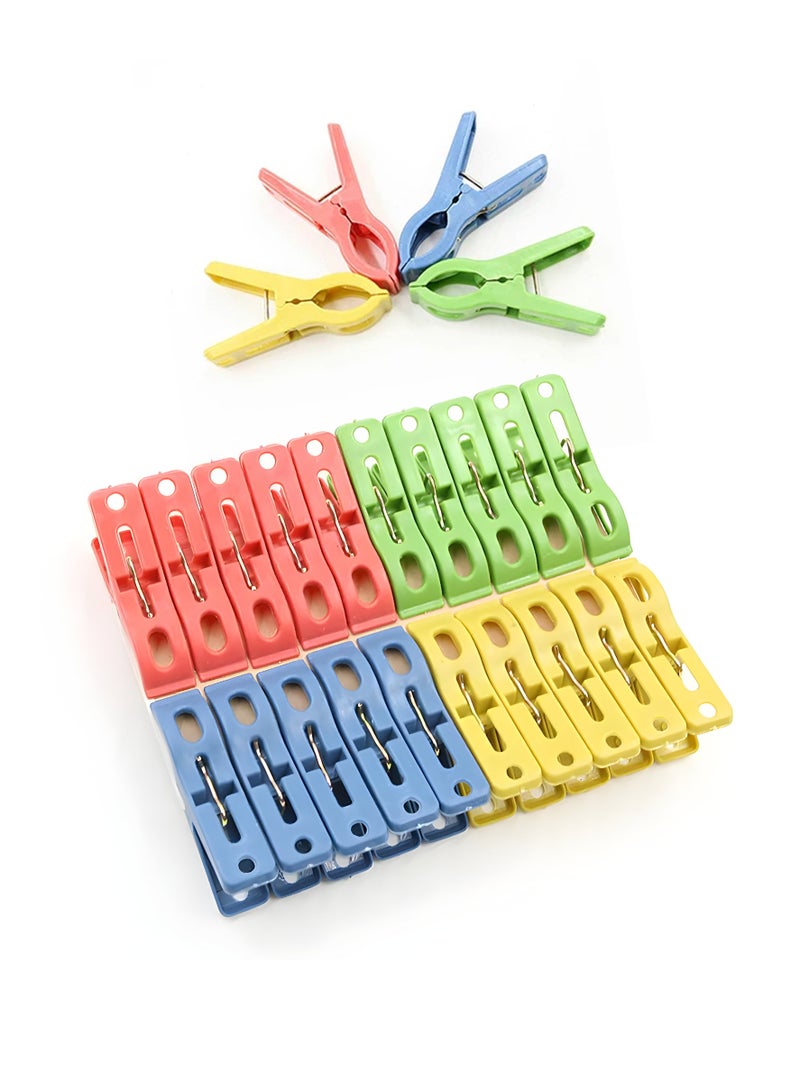 Reko Non Slip Large Strong Grip Clothes Multi-Purpose 40 Pieces Cloth Clip - Image 1