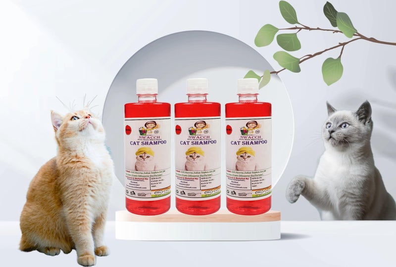 SWACCH Cat Shampoo (500ML) (Pack of 3) Strawberry - Image 2