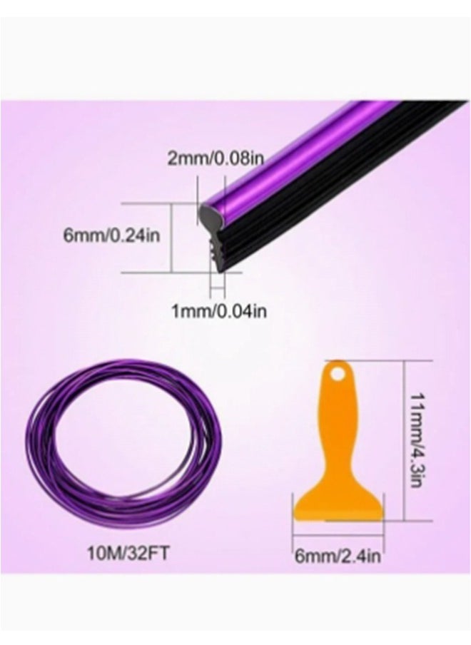 FPC Auto Mouldings Car Cover Trim Dashboard Door Car-styling Universal Car Moulding Decoration Flexible Strips Interior  - Image 2